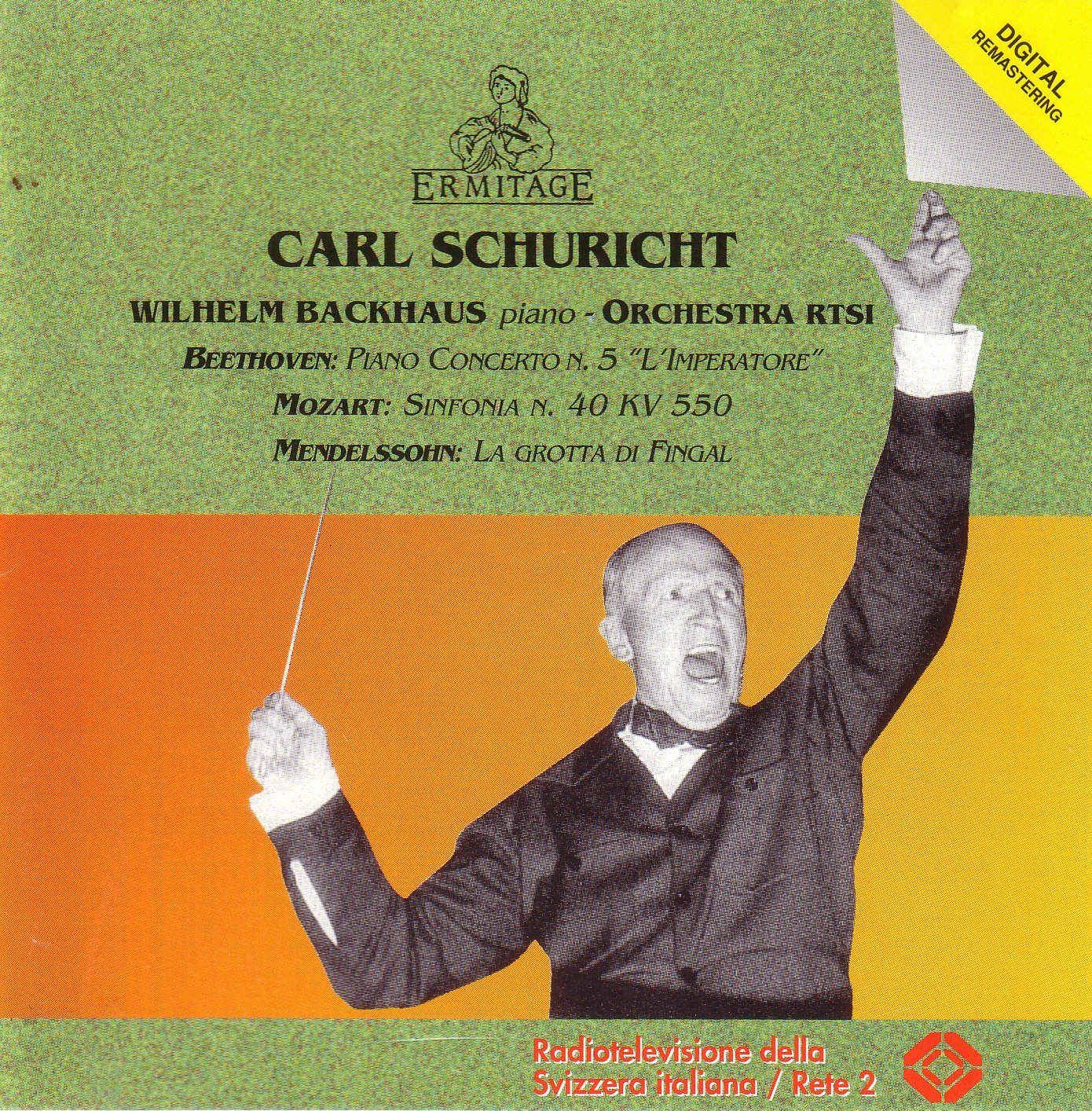 Carl Schuricht / Wilhelm Backhaus / Orchestra Della Radio Televisione Della Svizzera Italiana - Backhaus;Beethoven;Mozart [Import] [Audio CD] Schuricht, Carl (CD)