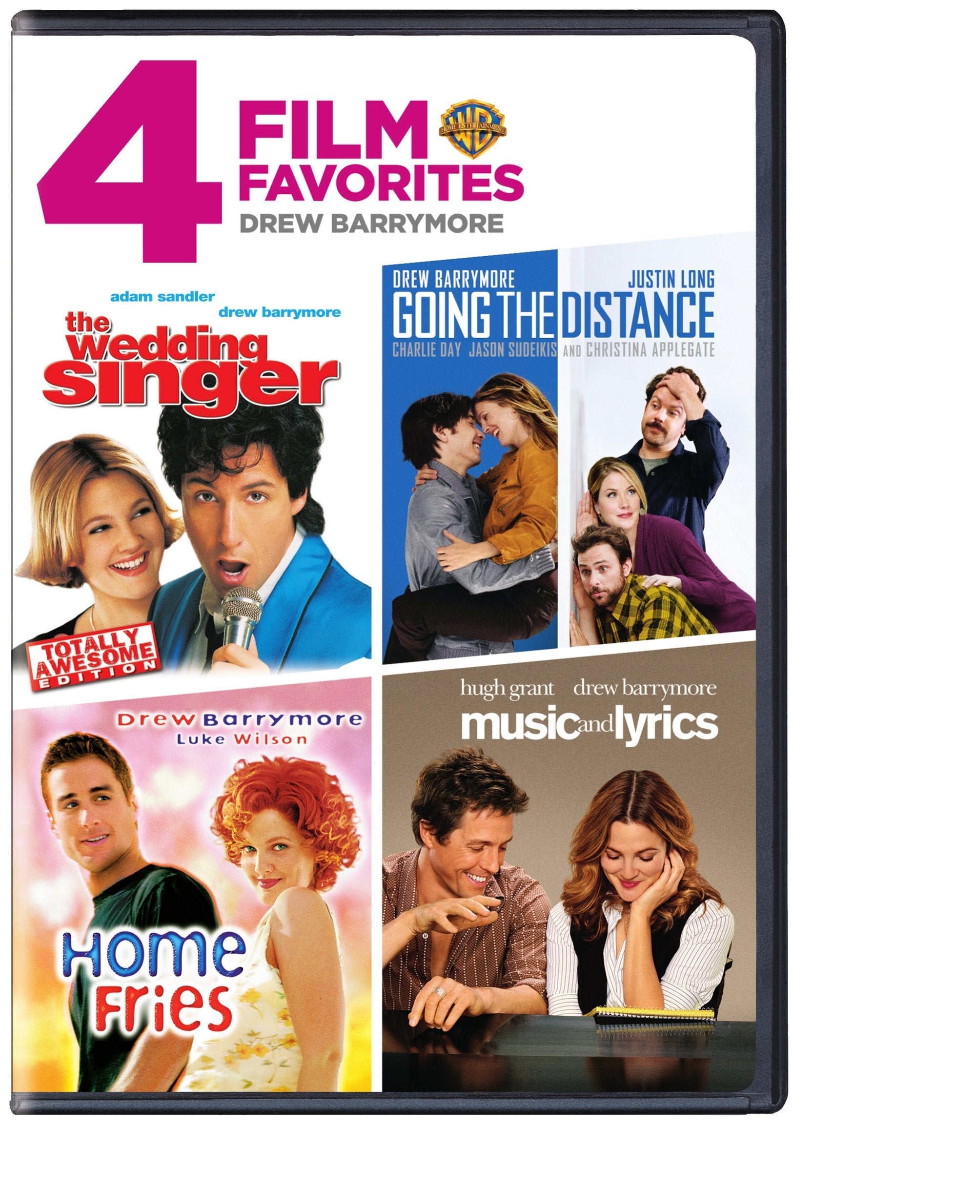 4 Film Favorites: Drew Barrymore (Music and Lyrics, Going the Distance, The Wedding Singer: Special Edition, Home Fries) (DVD)