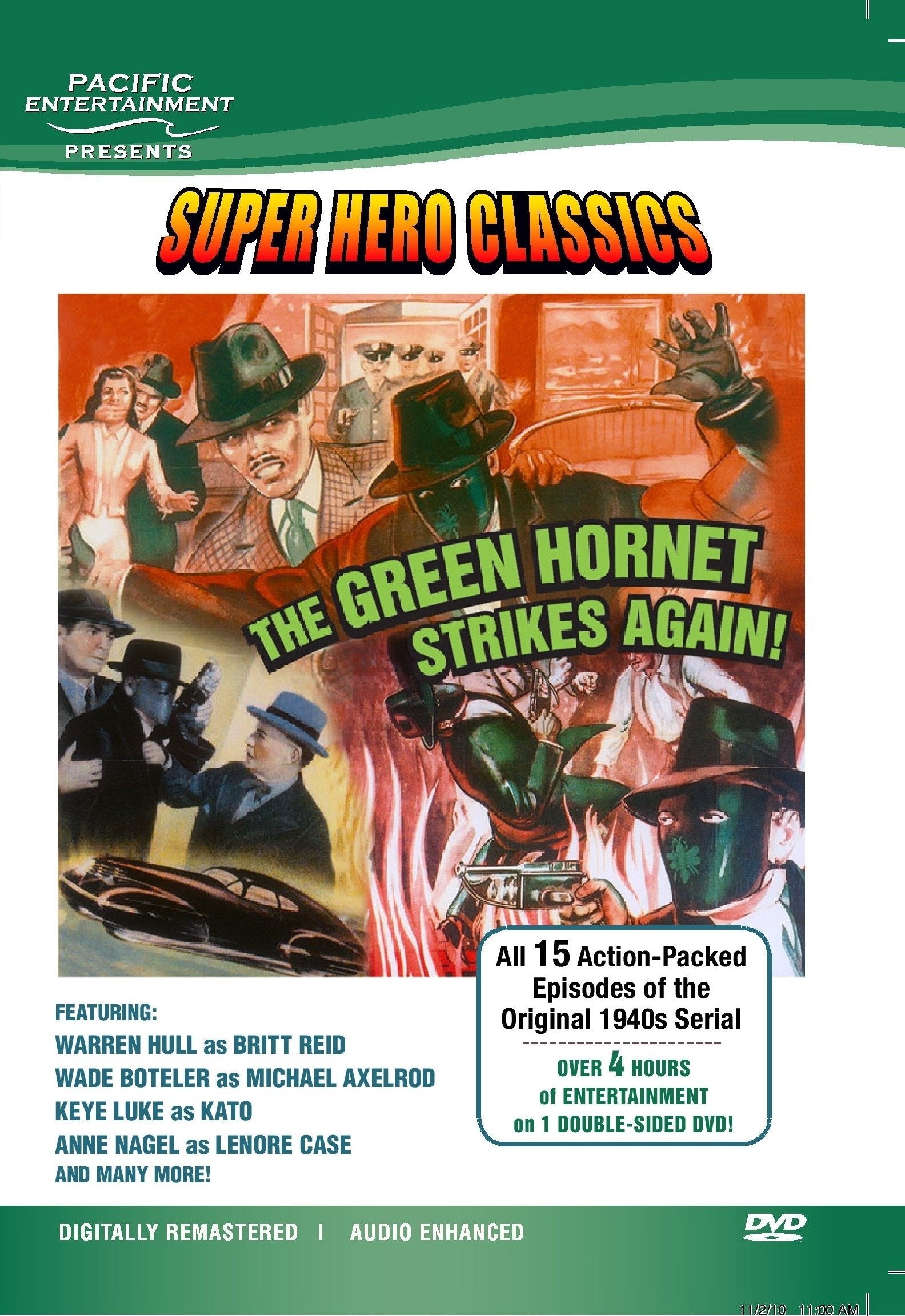 Super Hero Classics-Green Hornet Strikes Again (DVD)