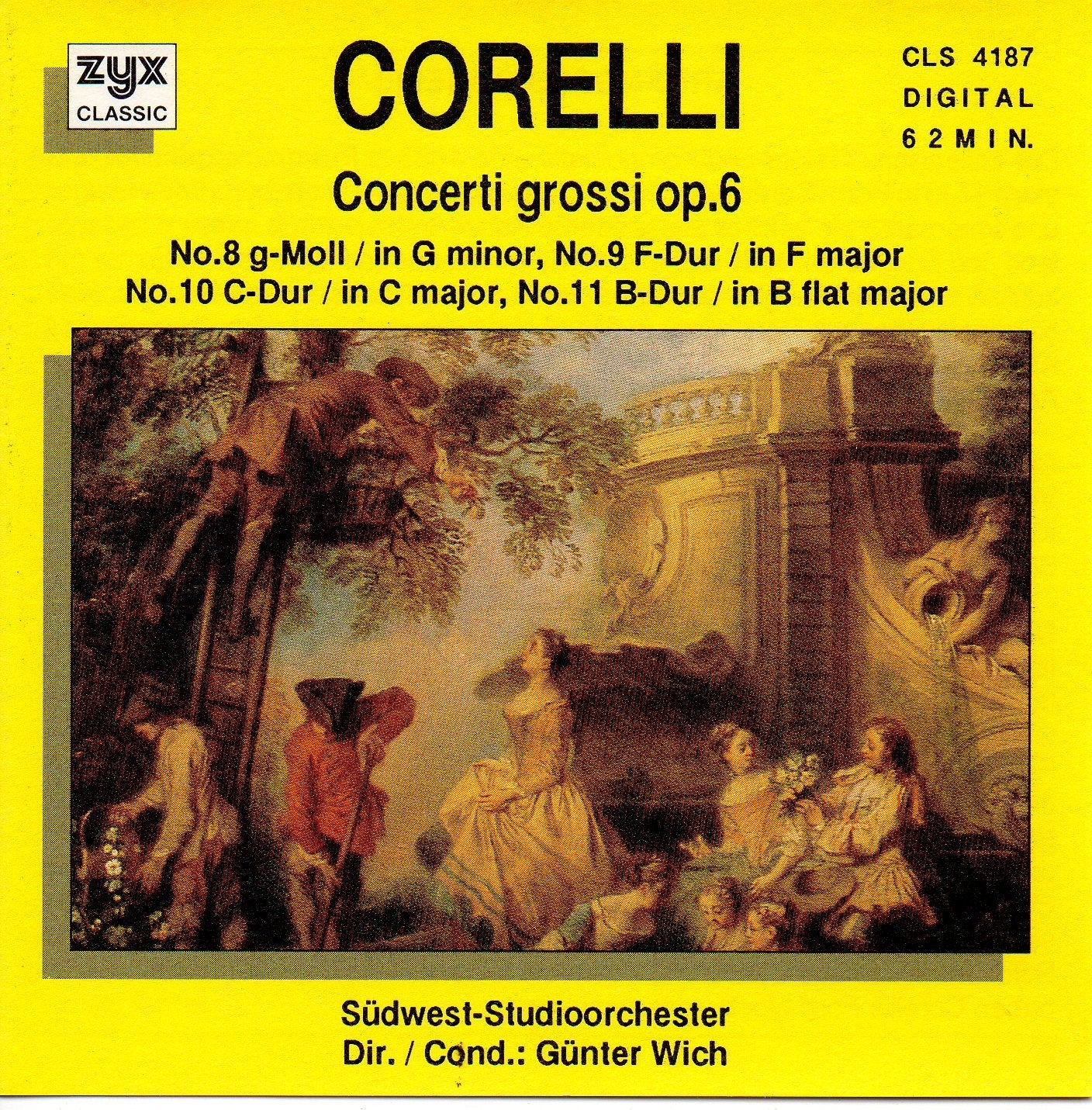 Arcangelo Corelli / Sudwest-Studioorchester / Gunther Wich - Concerti Grossi Op6 (CD)
