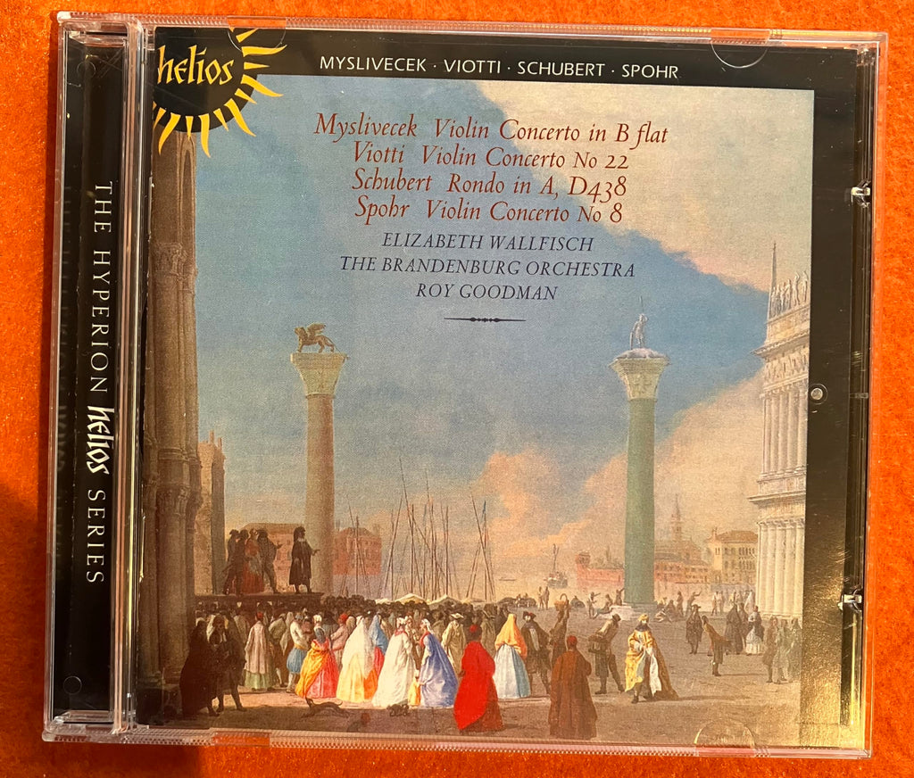 Josef Myslivecek / Giovanni Battista Viotti / Franz Schubert / Louis Spohr / Elizabeth Wallfisch / Brandenburg Consort / Roy Goodman - Violin Concerti of Myslivecek Viotti & Spohr (CD)