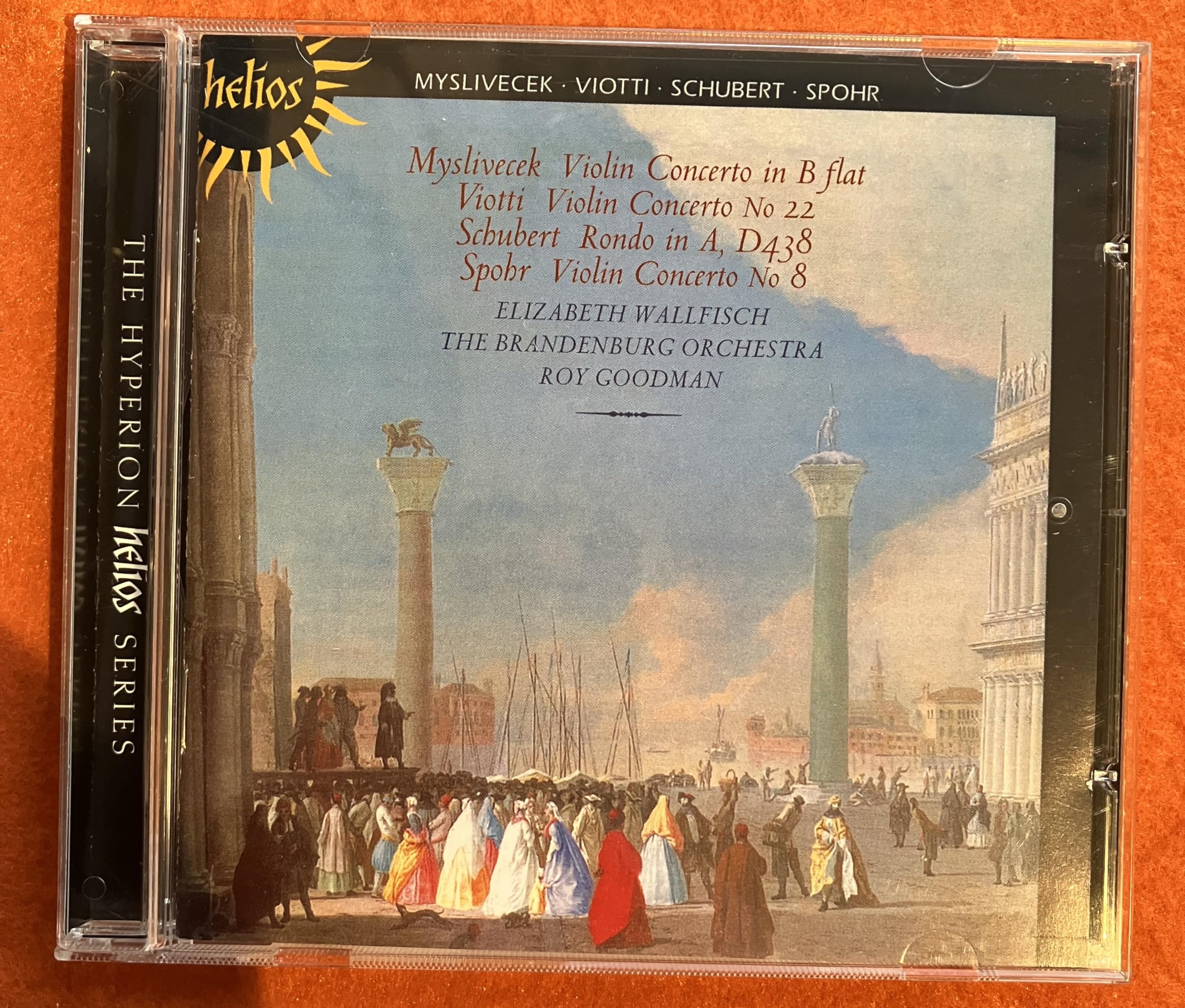 Josef Myslivecek / Giovanni Battista Viotti / Franz Schubert / Louis Spohr / Elizabeth Wallfisch / Brandenburg Consort / Roy Goodman - Violin Concerti of Myslivecek Viotti & Spohr (CD)