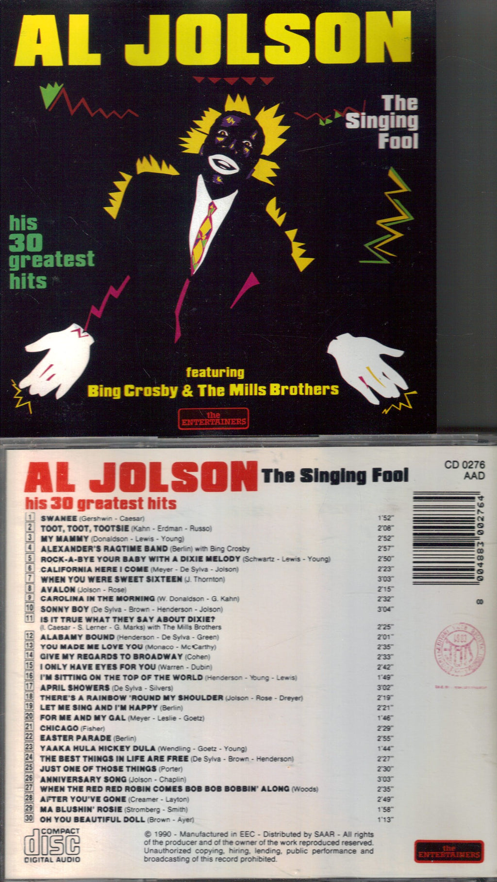 Al Jolson - Singing Fool (CD)