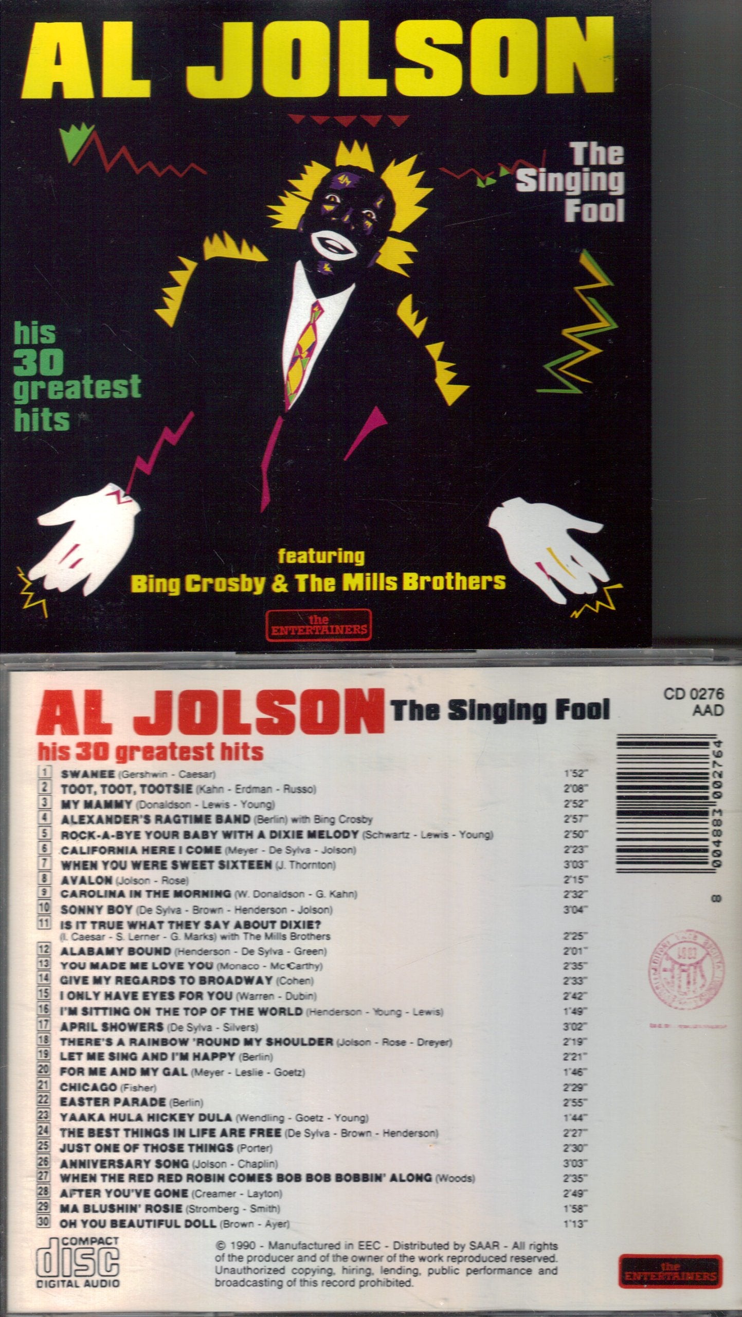 Al Jolson - Singing Fool (CD)