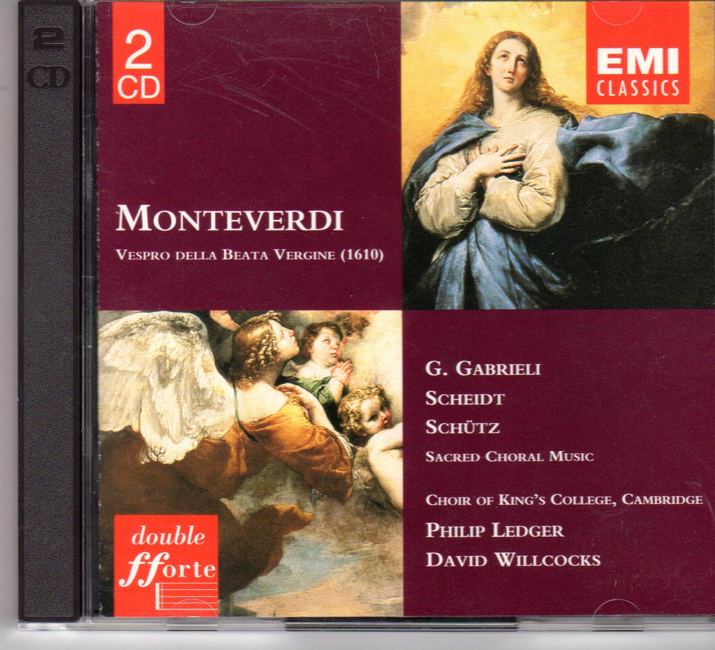Monteverdi - Monteverdi: Vespro della beata vergine / Ledger (CD)