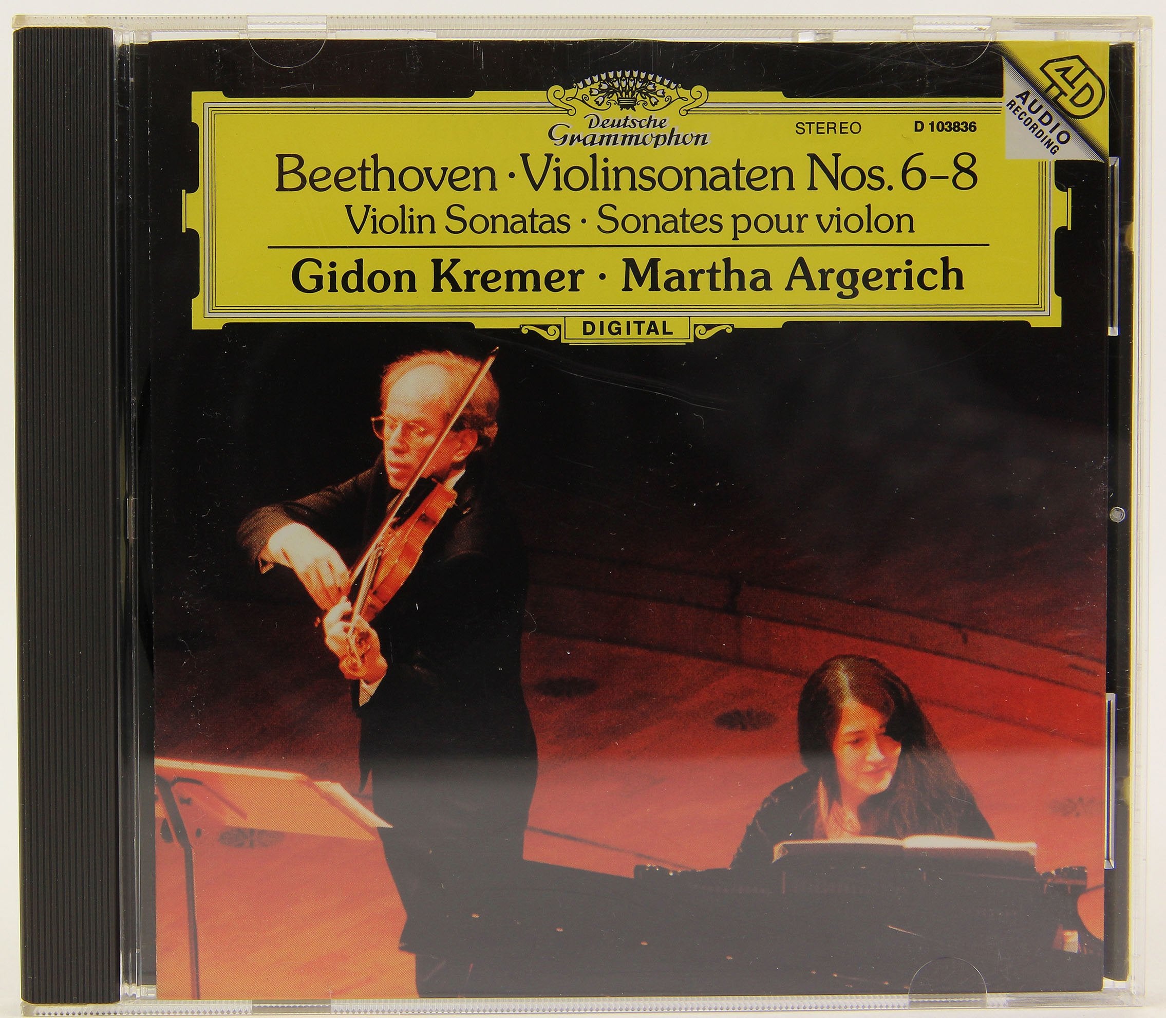 Ludwig van Beethoven / Gidon Kremer / Martha Argerich - Beethoven: Violin Sonatas Nos. 6-8 / Kremer, Argerich (CD)