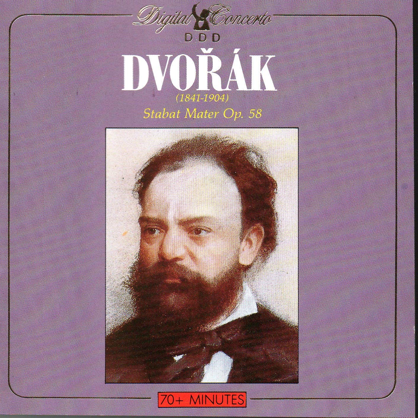 Dvorak Stabat Mater Op. 58 Digital Concerto DDD (CD)