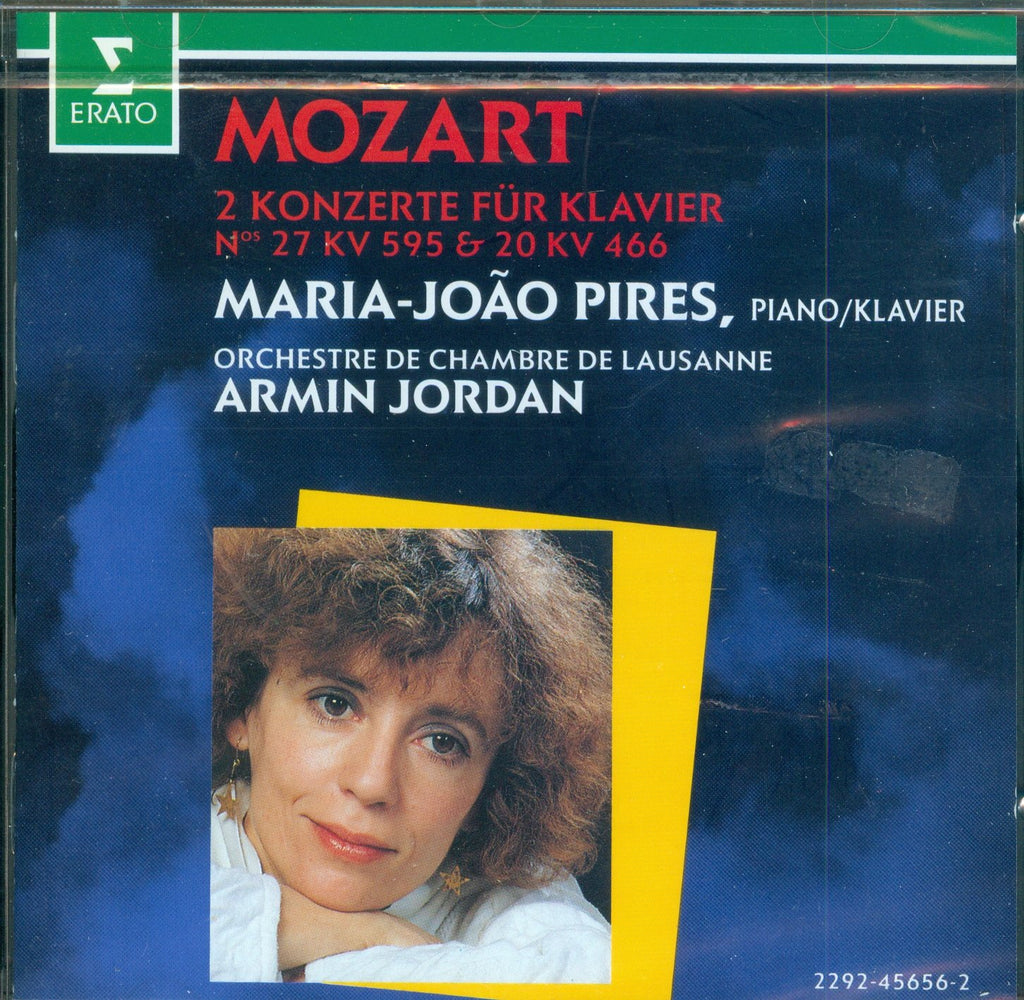Mozart - Mozart Piano Concerti 20 & 27 / Maria Jao Pires (Erato) (CD)