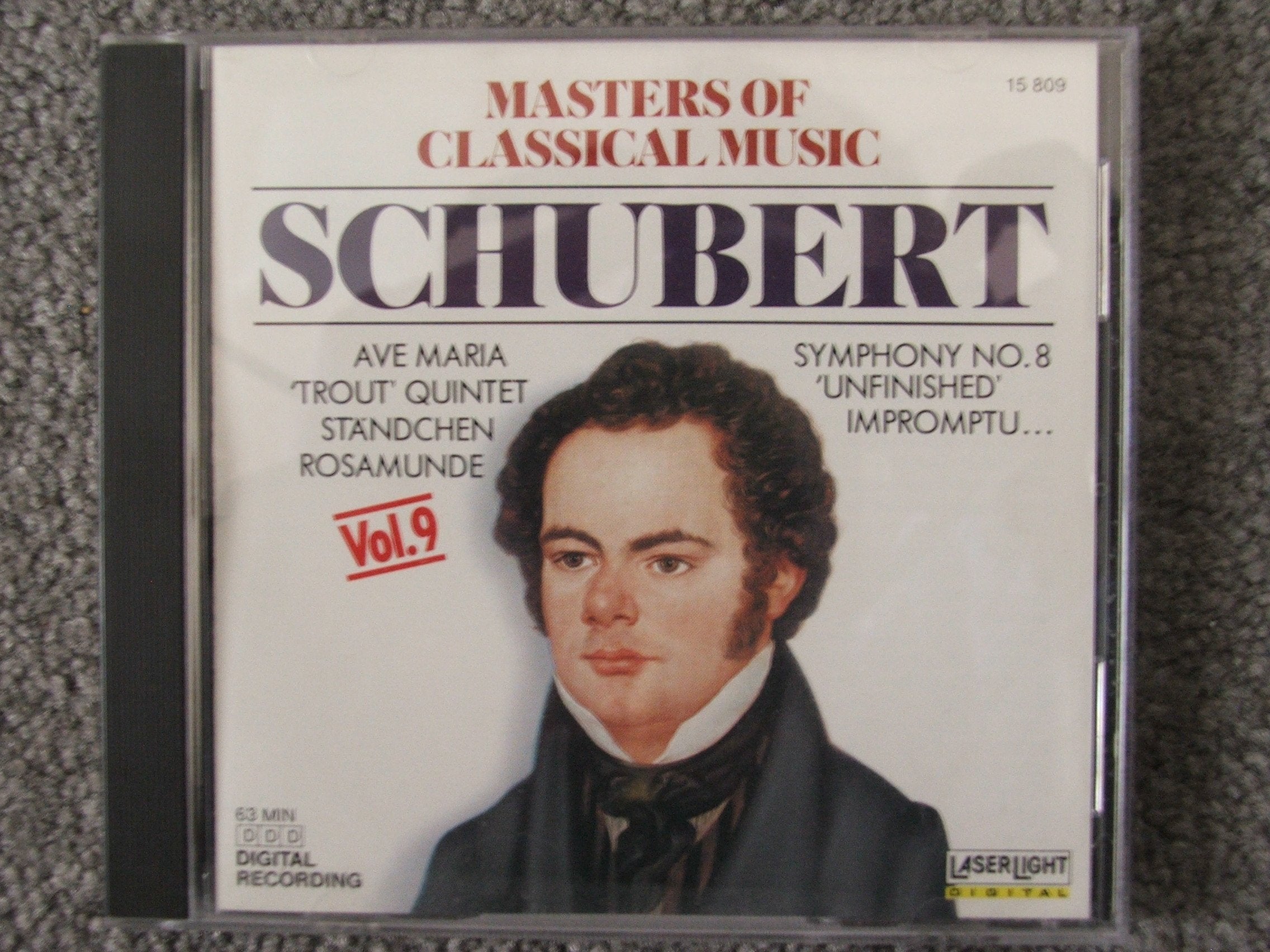 Franz Schubert - Masters Of Classical Music: Schubert (CD)