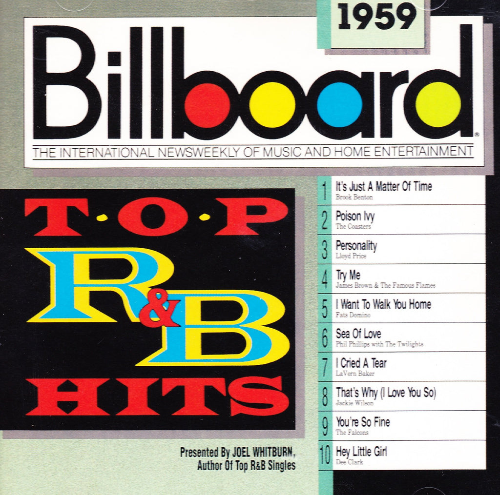 Billboard Top R&B Hits: 1959 (CD)