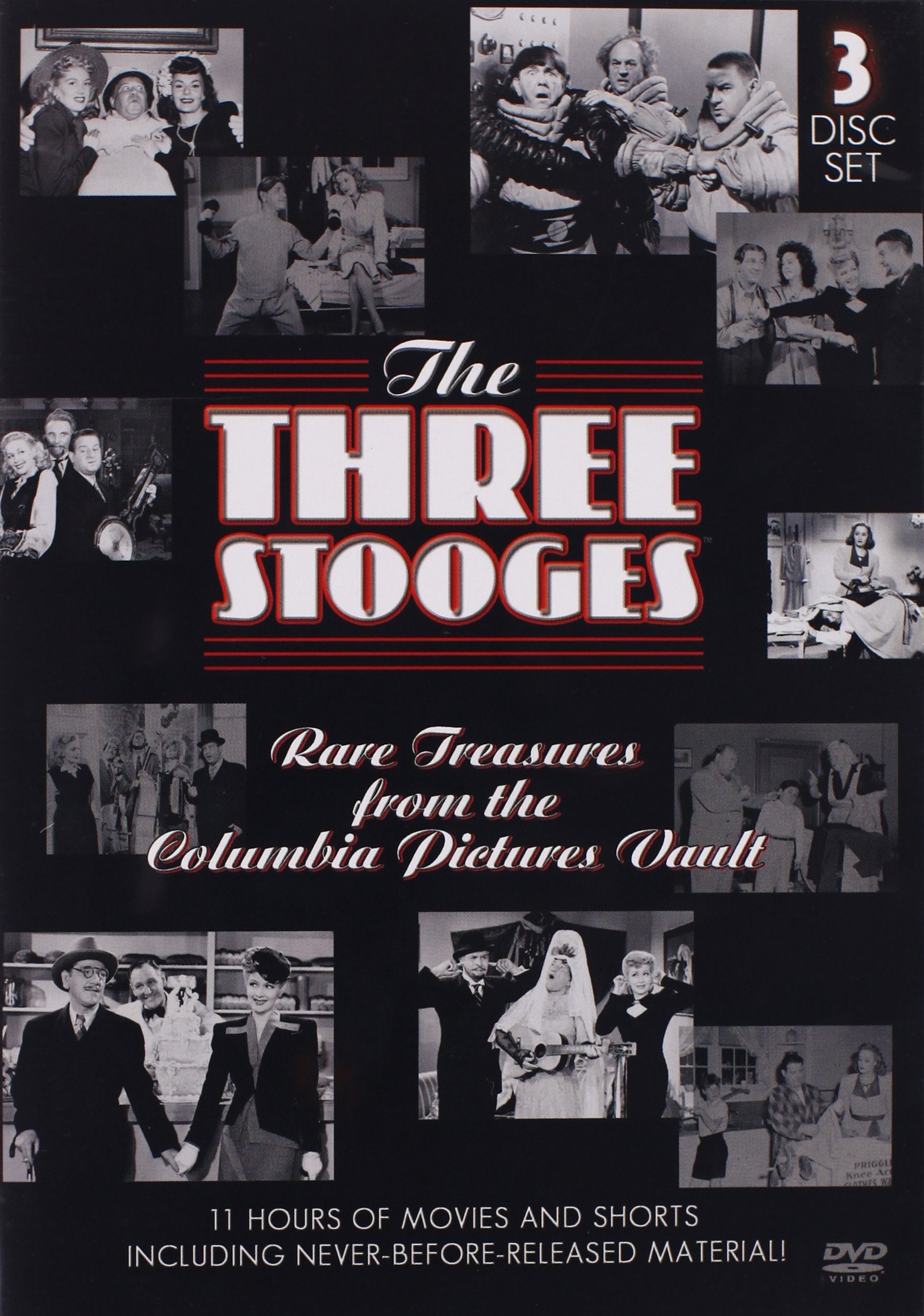 The Three Stooges - Rare Treasures from the Columbia Vault (Includes Rockin' in the Rockies [1945], Have Rocket Will Travel [1959] and 28 Shorts)