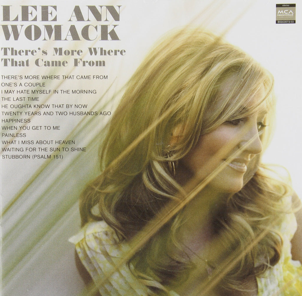 Lee Ann Womack - There's More Where That Came From (CD)