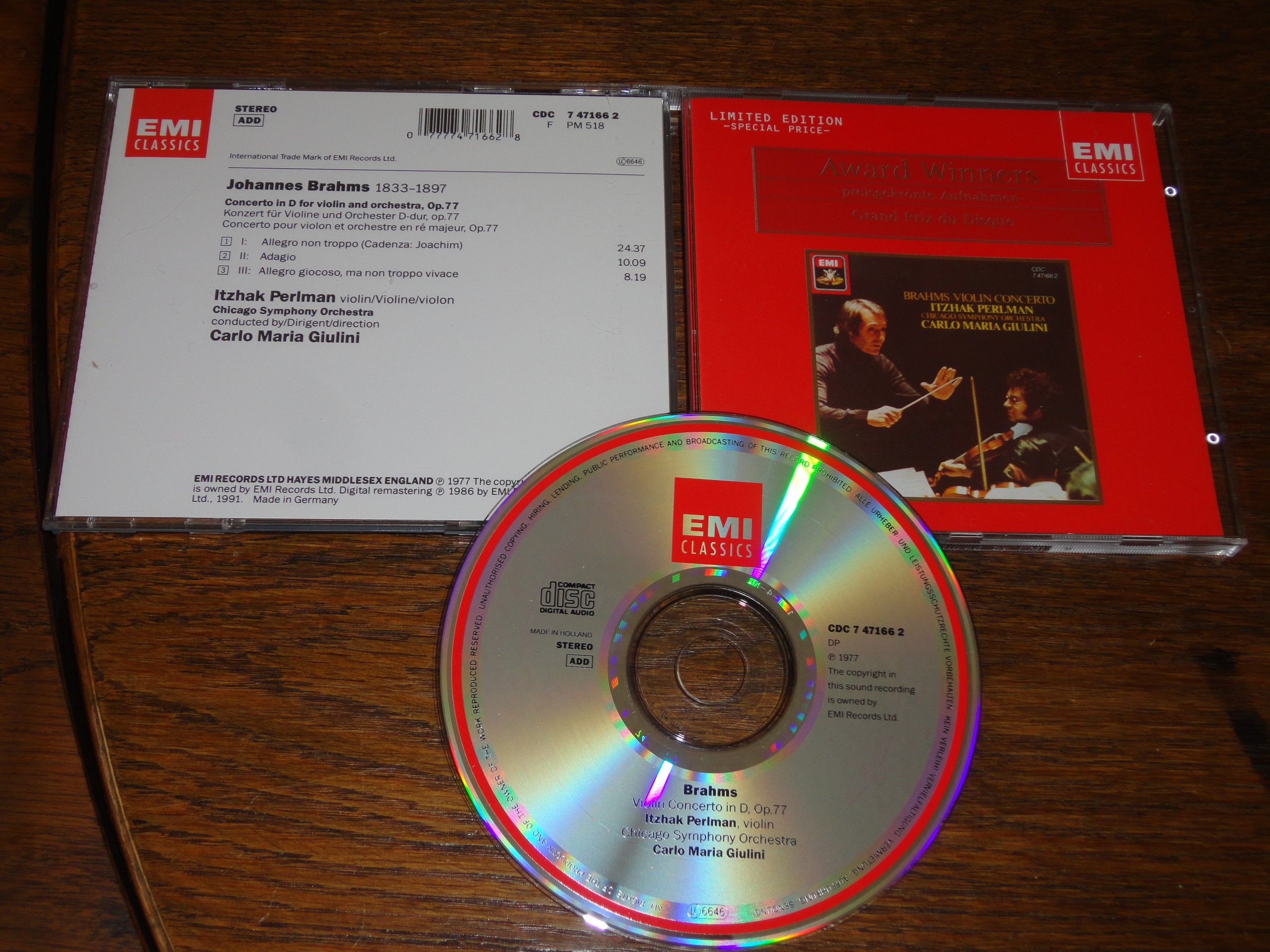 Brahms - Brahms: Violin Concerto, Op. 77 (CD)