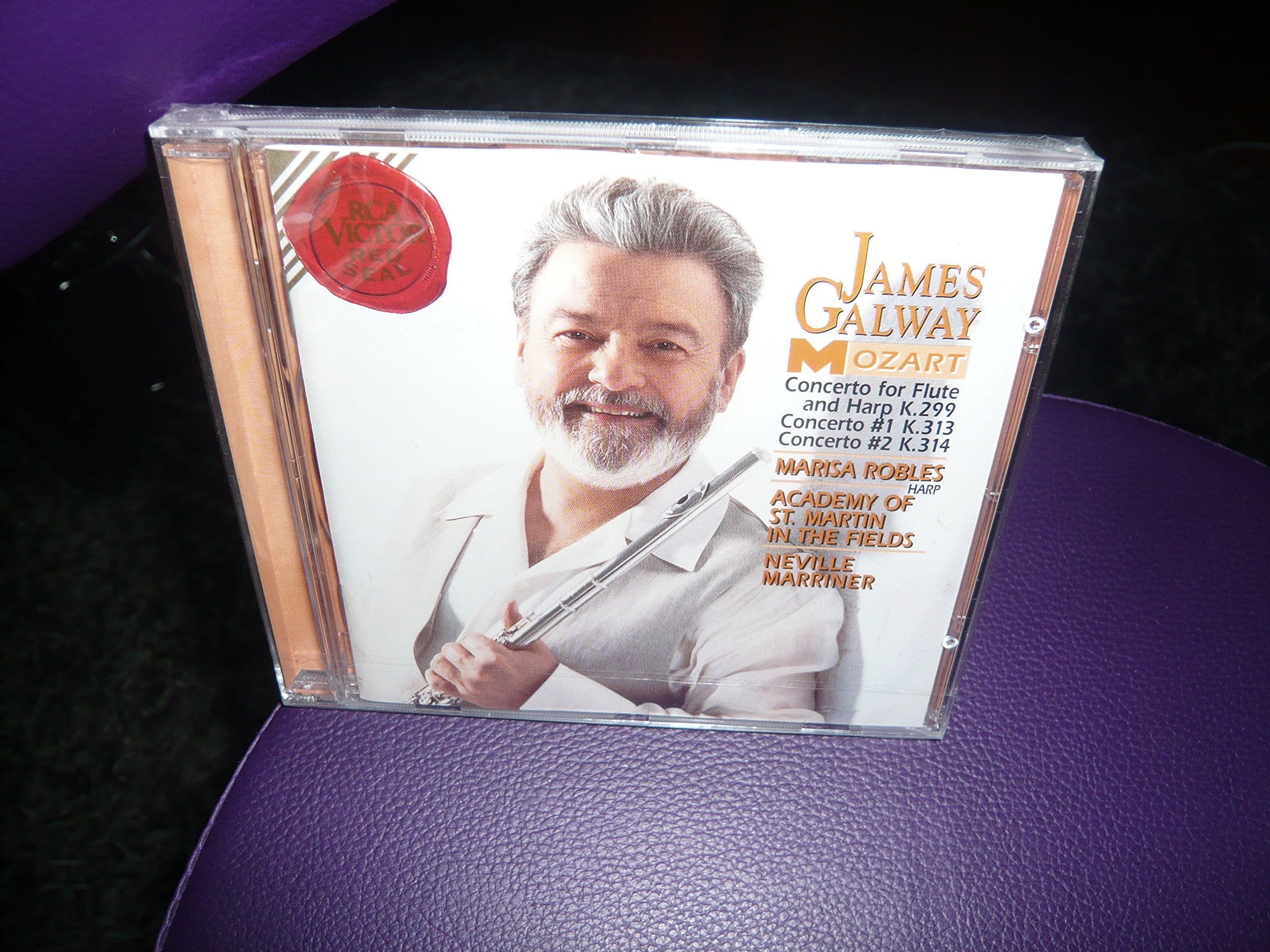James Galway / Wolfgang Amadeus Mozart / Marisa Robles / Sir Neville Marriner / The Academy Of St. Martin-in-the-Fields - James Galway ~ Mozart · Flute Concertos (CD)