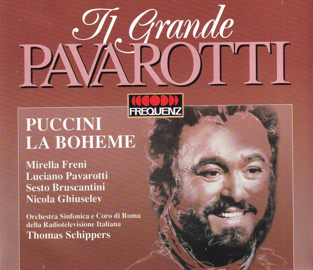 Giacomo Puccini / Luciano Pavarotti / Mirella Freni / Sesto Bruscantini / Nicola Ghiuselev / Orchestra Sinfonica Di Roma Della RAI / Thomas Schippers - GIACOMO PUCCINI LA BOHEME / PAVAROTTI (CD)