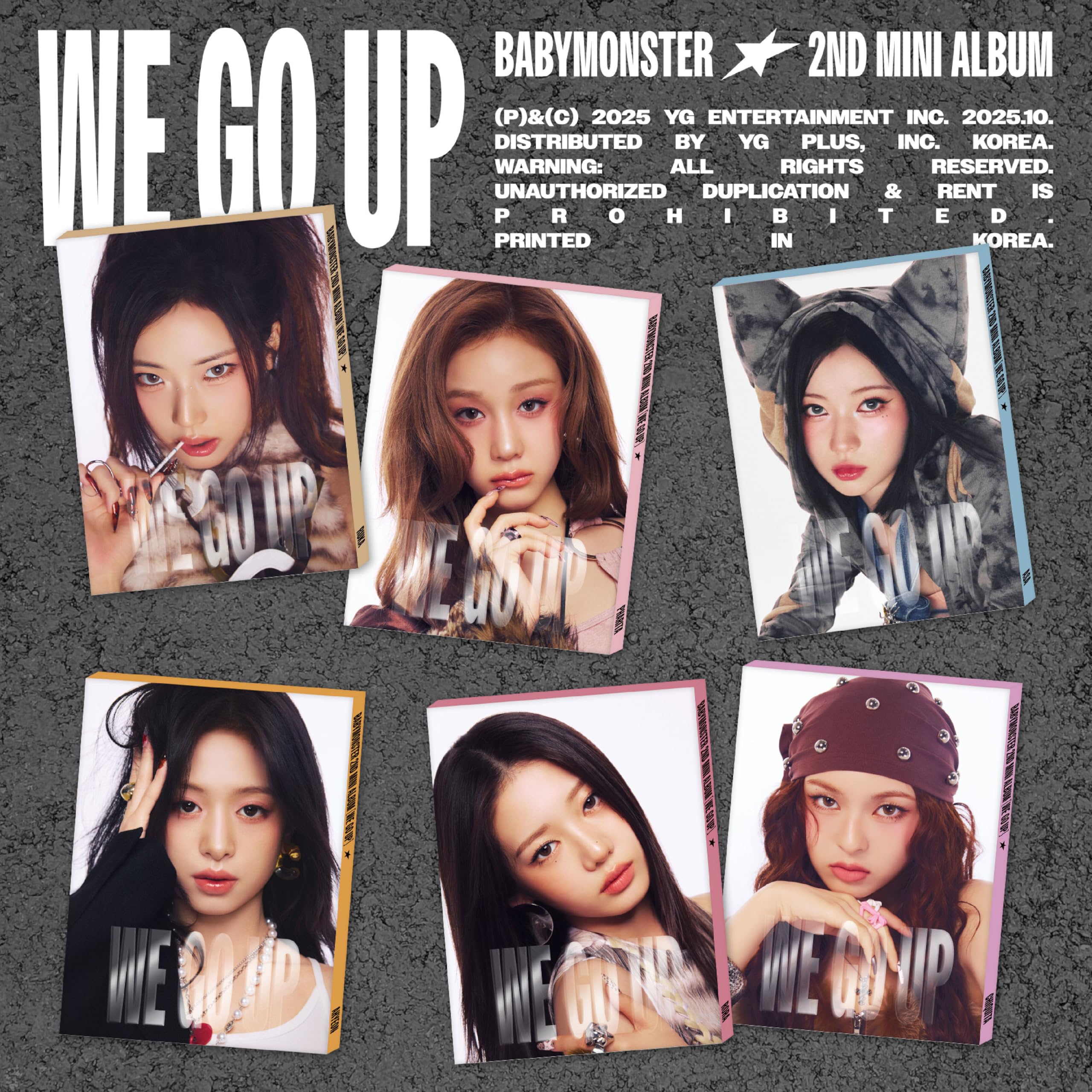 BABYMONSTER - WE GO UP (PATTERN Ver.) (CD)