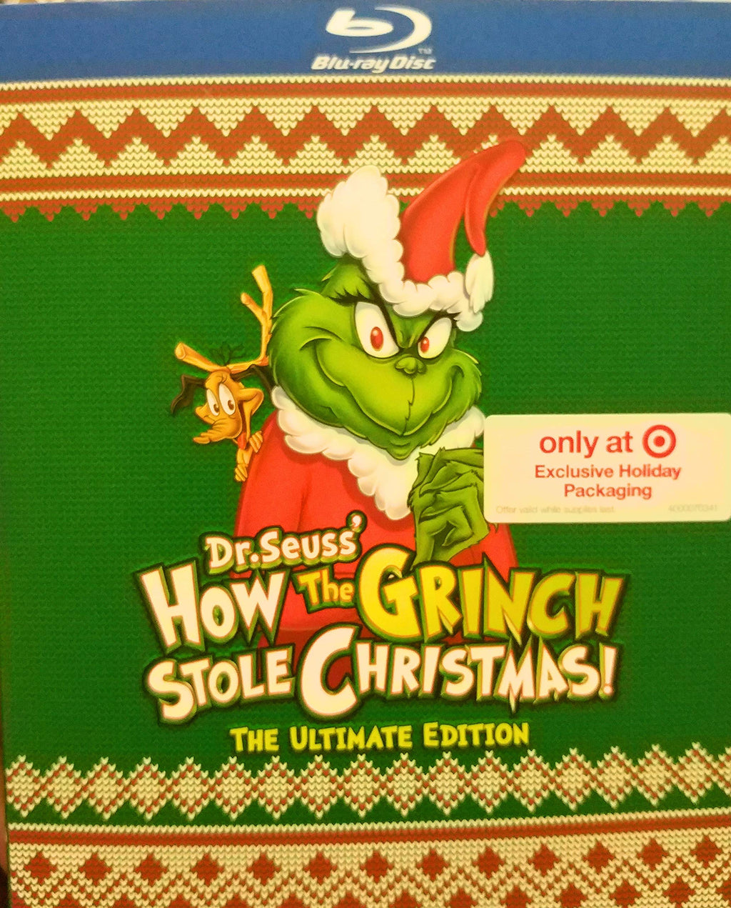 Dr. Seuss How the Grinch Stole Christmas the Ultimate Edition Target exclusive (Blu-ray)