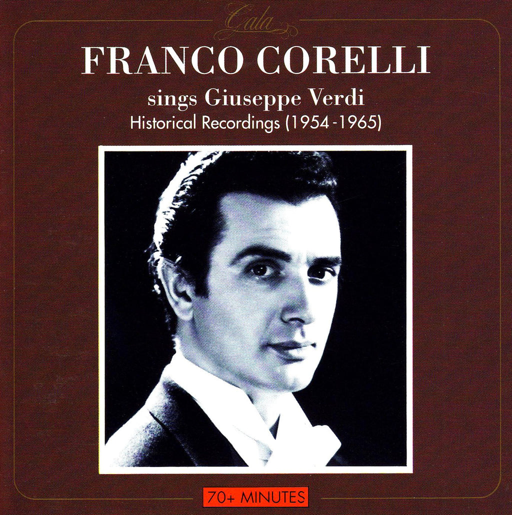 Franco Corelli - Franco Corelli Sings Giuseppe Verdi: Historical Recordings (1954-1965) (CD)