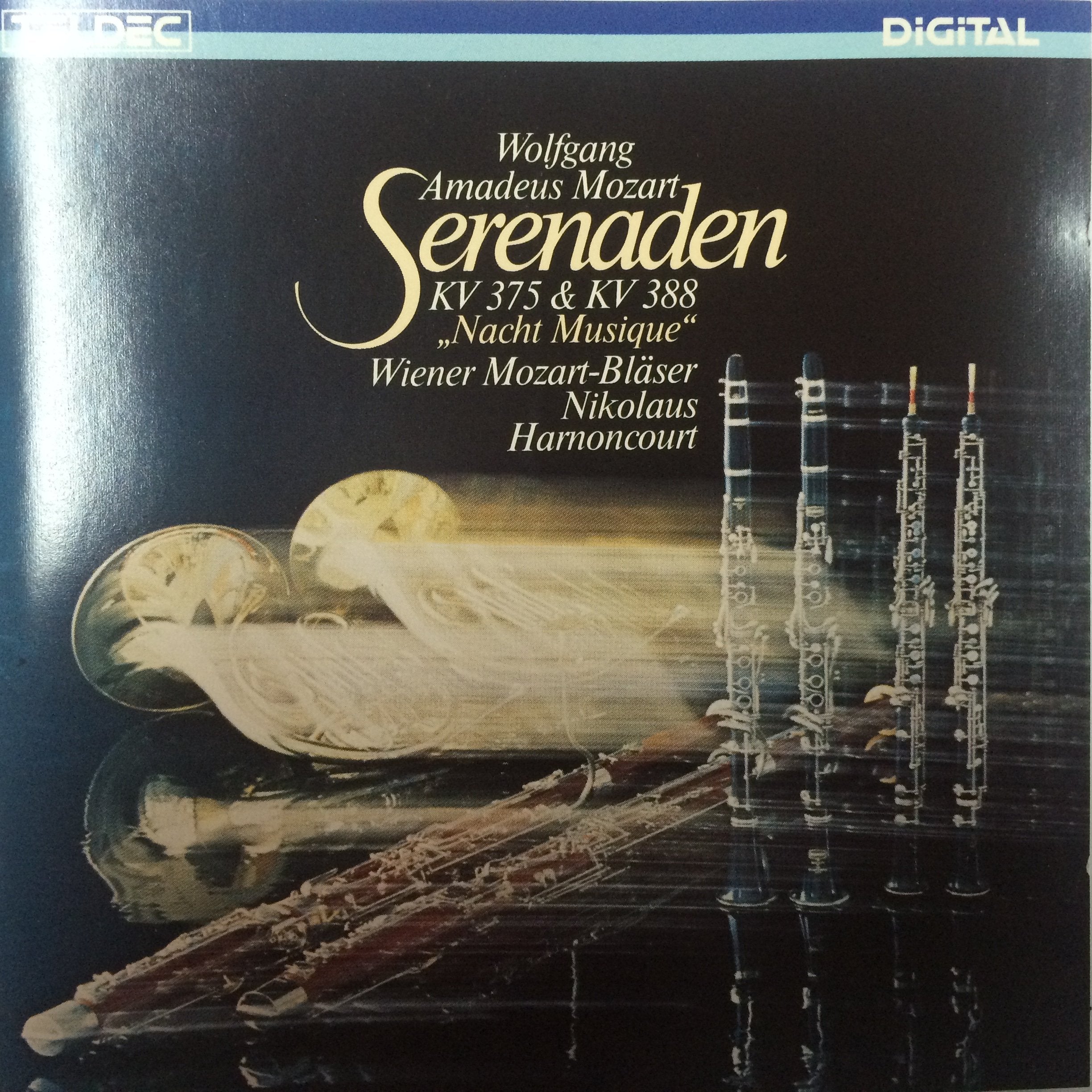 Wolfgang Amadeus Mozart / Wiener Mozart-Blaser / Nikolaus Harnoncourt - Mozart: Serenaden KV 375 & KV 388 (CD)