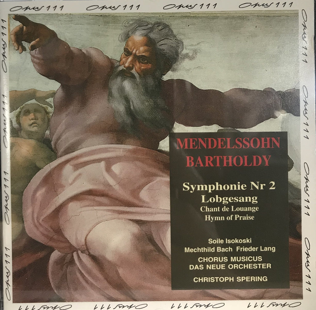 Mendelssohn;Symphony No 2 (CD)