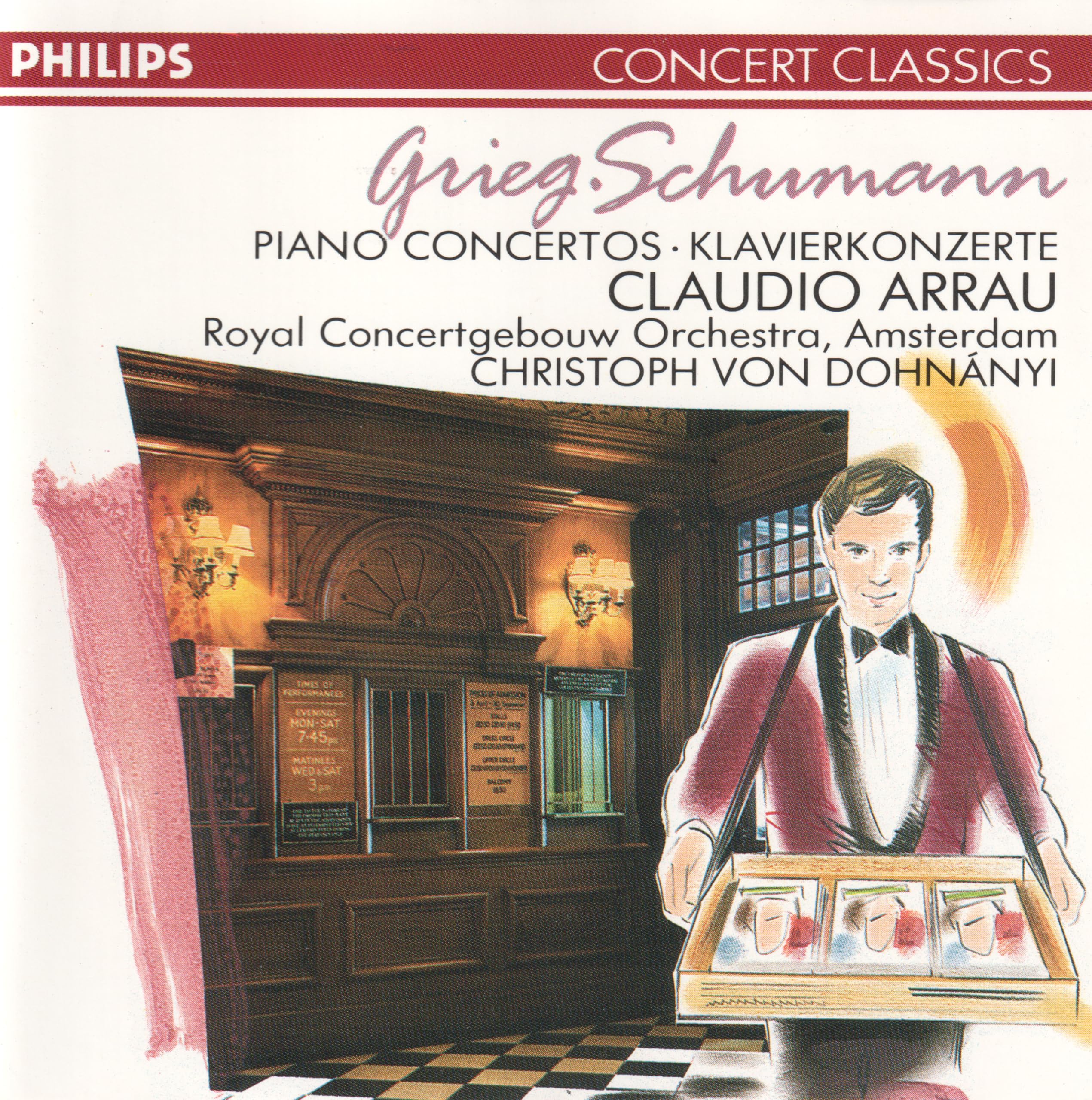 Edvard Grieg / Robert Schumann / Claudio Arrau / Concertgebouworkest / Christoph von Dohnanyi - Grieg / Schumann: Piano Concertos (CD)