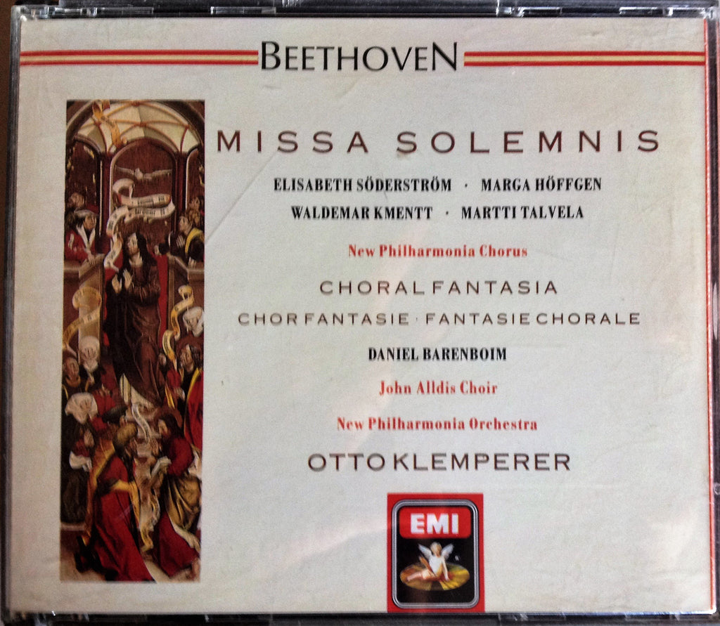 Ludwig van Beethoven / Otto Klemperer / New Philharmonia Orchestra / Elisabeth Soderstrom / Marga Hoffgen / Waldemar Kmentt / Martti Talvela / New Philharmonia Chorus / Daniel Barenboim / John Alldis Choir - Missa Solemnis/Chorale Fantasia (CD)