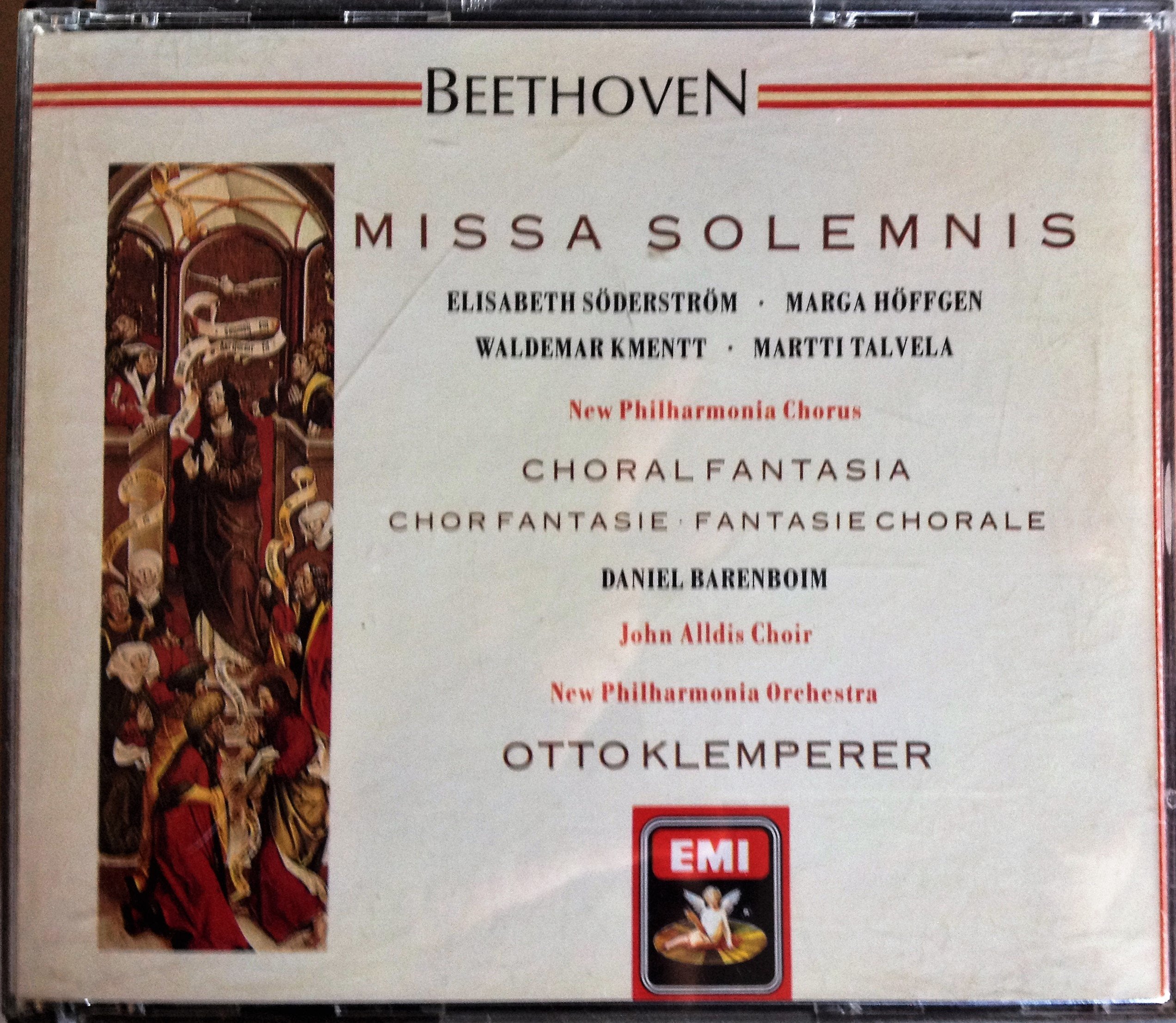 Ludwig van Beethoven / Otto Klemperer / New Philharmonia Orchestra / Elisabeth Soderstrom / Marga Hoffgen / Waldemar Kmentt / Martti Talvela / New Philharmonia Chorus / Daniel Barenboim / John Alldis Choir - Missa Solemnis/Chorale Fantasia (CD)