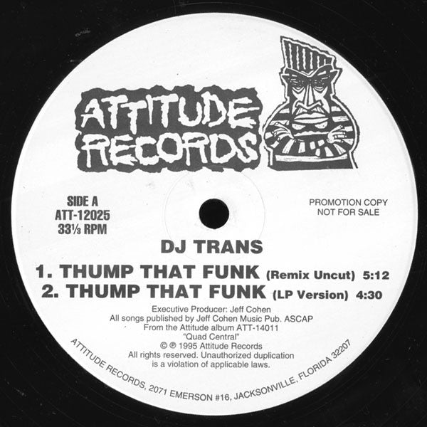DJ Trans - Thump That Funk (CD)