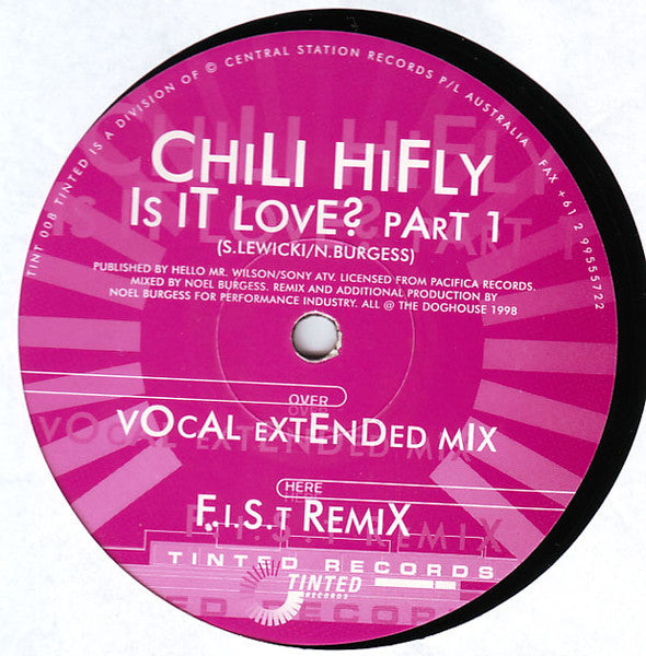 Chili Hi Fly - Is It Love / Take Me to the Disco (CD)