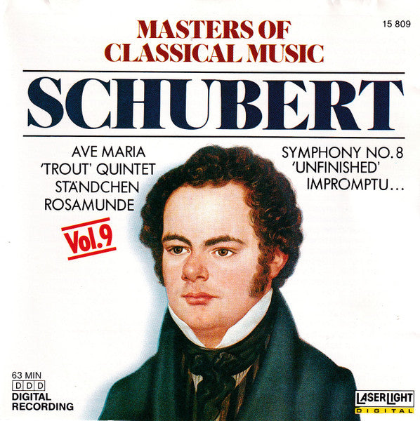 Franz Schubert - Masters Of Classical Music: Schubert (CD)