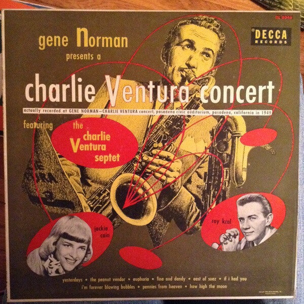 Gene Norman / Charlie Ventura / The Charlie Ventura Septet / Jackie & Roy - Gene Norman Presents Charlie Ventura Septet (CD)