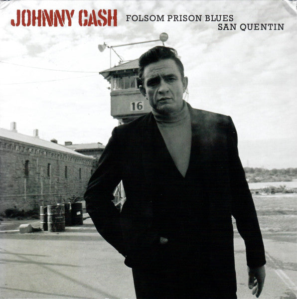 Johnny Cash - Johnny Cash-Limited Edition-Collectors Box-Includes 7” Vinyl 45 RPM Single (In Picture Sleeve) of Folsom Prison Blues/San Quentin-PLUS a Johnny Cash T-Shirt (Size XL) (Vinyl)