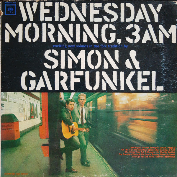 Simon & Garfunkel - Wednesday Morning, 3 AM .. Simon & Garfunkel 12 Tracks + 3 Bonus Tracks (CD)