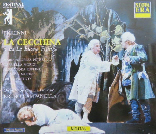 Niccolo Piccinni / Maria Angeles Peters / Gabriella Morigi / Alessandra Ruffini / Giuseppe Morino / Bruno Pratico / Orchestra Serenissima Pro Arte / Bruno Campanella - La Cecchina (CD)