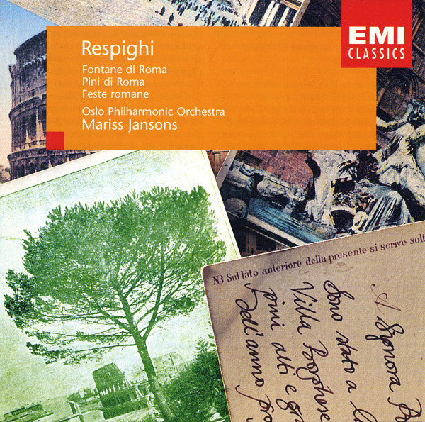Ottorino Respighi / Oslo Filharmoniske Orkester / Mariss Jansons - Respighi: Pini Di Roma / Fontane Di Roma / Feste Romane (Pines of Rome / Fountains of Rome / Roman Festivals) (CD)