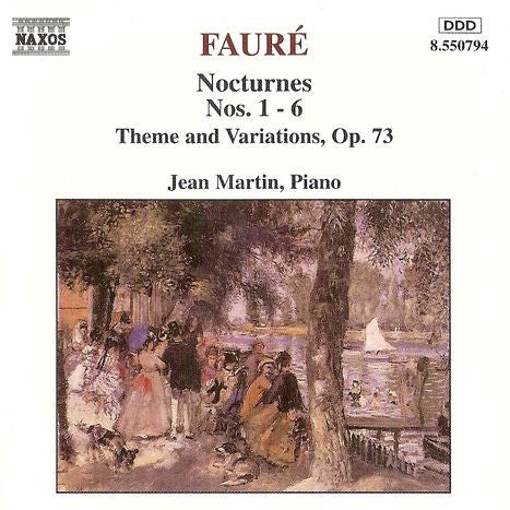 FAURE - Faur: Nocturnes, Nos. 1-6 / Theme & Variations, Op. 73 (CD)
