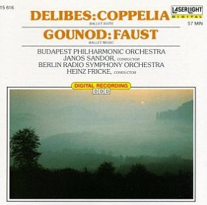 Leo Delibes / Charles Gounod / The Budapest Philharmonic Orchestra / Janos Sandor - Coppelia/Faust (CD)