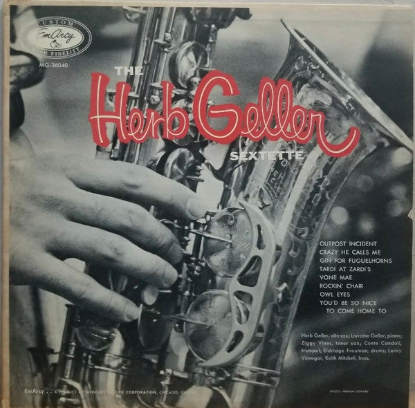 Herb Geller Sextette - Herb Geller Sextette (CD)