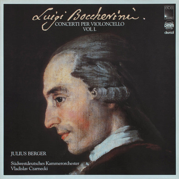 Luigi Boccherini / Julius Berger / Sudwestdeutsches Kammerorchester / Vladislav Czarnecki - CONCERTI PER VIOLONCELLO 2 (CD)