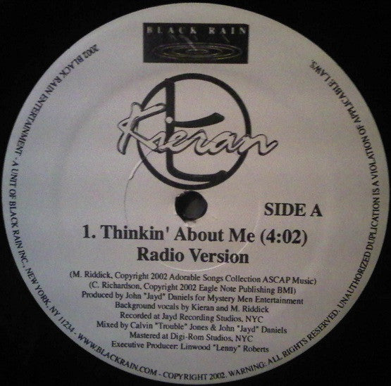Kieran - Thinkin' About Me (CD Single) (CD)