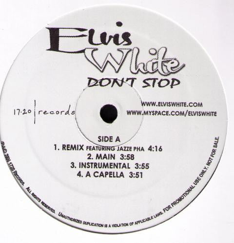 Elvis White - Elvis White - Don't Stop (Audio Cd - Cd Single) (CD)
