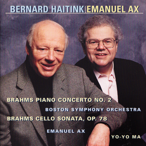 Brahms - Brahms: Piano Concerto No. 2 / Cello Sonata, Op. 78 (CD)