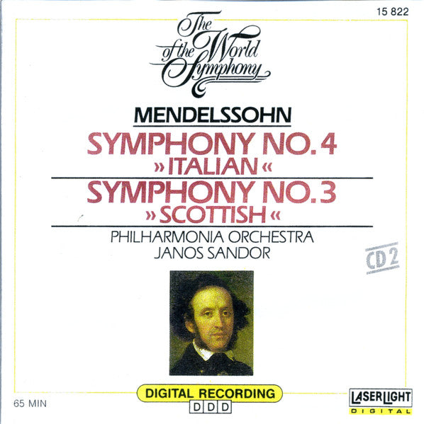 Mendelssohn - World of the Symphony 2: Symphonies 4 & 3 (CD)