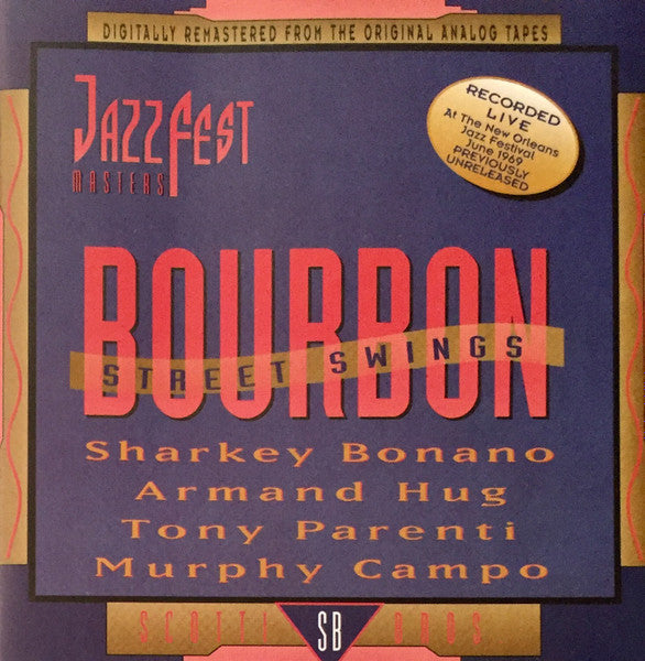 Sharkey Bonano - Jazz Fest Masters: Bourbon Street Swings (CD)