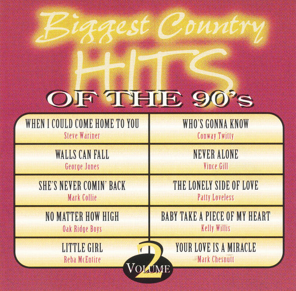 Biggest Country Hits Of The 90s, Vol. 2 (CD)