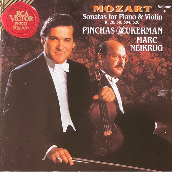 Wolfgang Amadeus Mozart / Pinchas Zukerman / Marc Neikrug - Mozart: Sonatas for Piano & Violin, Vol. 4 (CD)