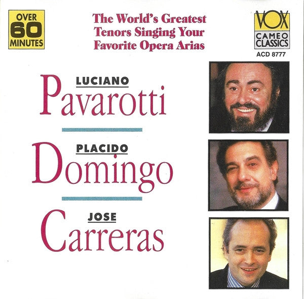 Jose Carreras / Placido Domingo / Luciano Pavarotti - World's Greatest Tenors Singing Favorite Opera (CD)