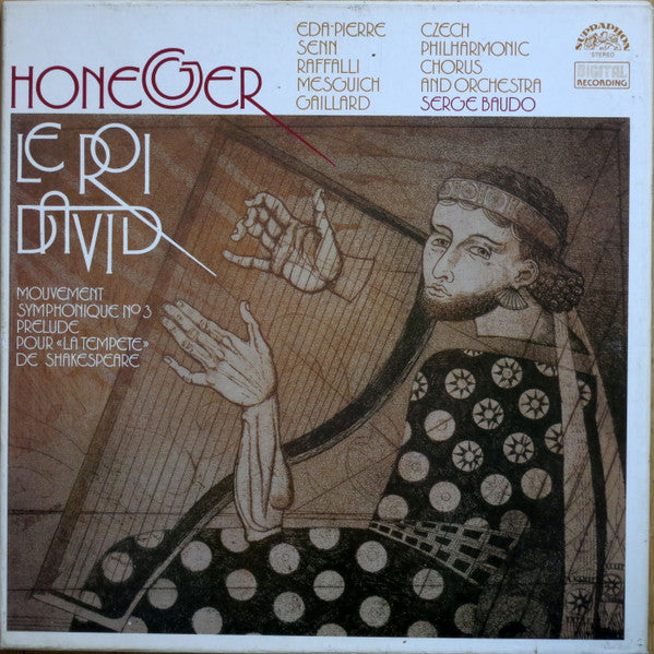 Arthur Honegger / Christiane Eda-Pierre / Martha Senn / Tibere Raffalli / Serge Baudo / The Czech Philharmonic Orchestra - Arthur Honegger: Le Roi David (CD)