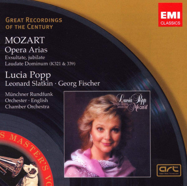 Wolfgang Amadeus Mozart / Lucia Popp / Munchner Rundfunkorchester / Leonard Slatkin / English Chamber Orchestra / Georg Fischer - Sacred & Operatic Arias (CD)