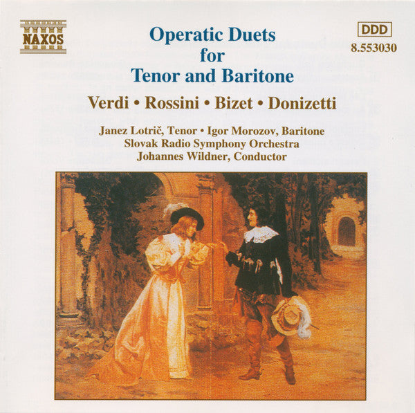 Janez Lotric / Igor Morozov / Slovak Radio Symphony Orchestra / Johannes Wildner / Giuseppe Verdi / Gioacchino Rossini / Georges Bizet / Gaetano Donizetti - Operatic Duets For Tenor And Baritone (CD)
